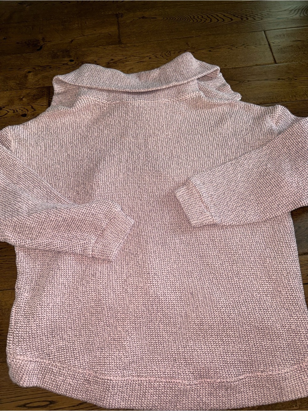 Sweaty Betty Women's Restful Boucle Half Zip Sweatshirt small soft pink size 8 - Picture 2 of 4